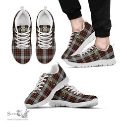 ScotsTee Shop Scottish Stewart Dress Clan Crest Tartan Sneakers Tartan Casual Shoes