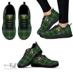 ScotsTee Shop Scottish Pringle Clan Crest Tartan Sneakers Tartan Casual Shoes