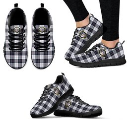 ScotsTee Shop Scottish MacRae Dress Modern Clan Crest Tartan Sneakers Tartan Casual Shoes
