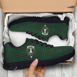 ScotsTee Shop Scottish MacLean of Duart Hunting Clan Crest Tartan Sneakers Tartan Casual Shoes