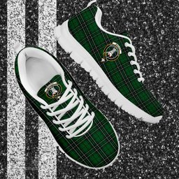 ScotsTee Shop Scottish MacLean of Duart Hunting Clan Crest Tartan Sneakers Tartan Casual Shoes