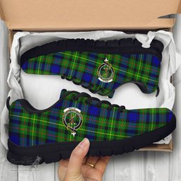 ScotsTee Shop Scottish Rollo Modern Clan Crest Tartan Sneakers Tartan Casual Shoes