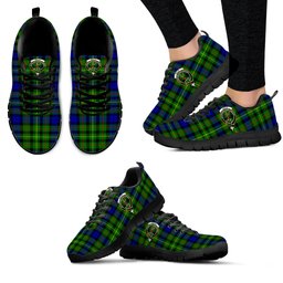 ScotsTee Shop Scottish Rollo Modern Clan Crest Tartan Sneakers Tartan Casual Shoes
