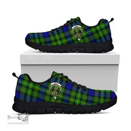 ScotsTee Shop Scottish Rollo Modern Clan Crest Tartan Sneakers Tartan Casual Shoes