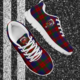 ScotsTee Shop Scottish Skene of Cromar Clan Crest Tartan Sneakers Tartan Casual Shoes