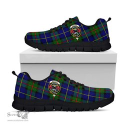 ScotsTee Shop Scottish MacLeod of Harris Modern Clan Crest Tartan Sneakers Tartan Casual Shoes
