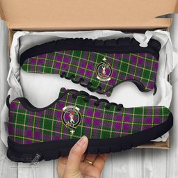 ScotsTee Shop Scottish Taylor Clan Crest Tartan Sneakers Tartan Casual Shoes