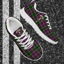 ScotsTee Shop Scottish Taylor Clan Crest Tartan Sneakers Tartan Casual Shoes