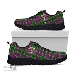 ScotsTee Shop Scottish Taylor Clan Crest Tartan Sneakers Tartan Casual Shoes