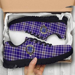 ScotsTee Shop Scottish Ochterlony Clan Crest Tartan Sneakers Tartan Casual Shoes