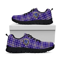 ScotsTee Shop Scottish Ochterlony Clan Crest Tartan Sneakers Tartan Casual Shoes