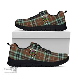 ScotsTee Shop Scottish Thomson Hunting Modern Clan Crest Tartan Sneakers Tartan Casual Shoes