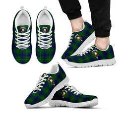 ScotsTee Shop Scottish Oliphant Clan Crest Tartan Sneakers Tartan Casual Shoes
