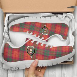 ScotsTee Shop Scottish MacNab Ancient Clan Crest Tartan Sneakers Tartan Casual Shoes