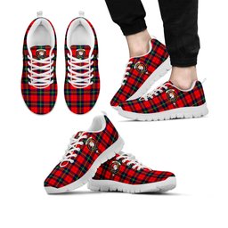 ScotsTee Shop Scottish Ruthven Modern Clan Crest Tartan Sneakers Tartan Casual Shoes