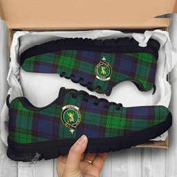 ScotsTee Shop Scottish Stewart Old Modern Clan Crest Tartan Sneakers Tartan Casual Shoes