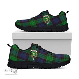 ScotsTee Shop Scottish Stewart Old Modern Clan Crest Tartan Sneakers Tartan Casual Shoes