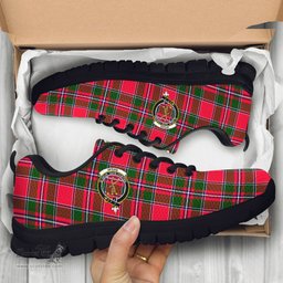 ScotsTee Shop Scottish Spens Modern Clan Crest Tartan Sneakers Tartan Casual Shoes