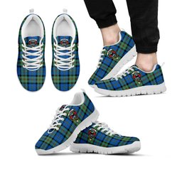 ScotsTee Shop Scottish MacLeod of Harris Ancient Clan Crest Tartan Sneakers Tartan Casual Shoes