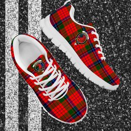 ScotsTee Shop Scottish MacNicol of Scorrybreac Clan Crest Tartan Sneakers Tartan Casual Shoes