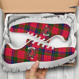 ScotsTee Shop Scottish MacNicol of Scorrybreac Clan Crest Tartan Sneakers Tartan Casual Shoes