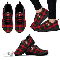 ScotsTee Shop Scottish Riddell Clan Crest Tartan Sneakers Tartan Casual Shoes