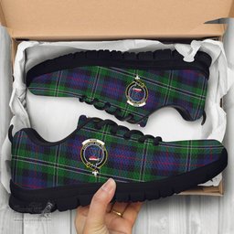 ScotsTee Shop Scottish Rose Hunting Clan Crest Tartan Sneakers Tartan Casual Shoes