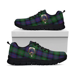 ScotsTee Shop Scottish Rose Hunting Clan Crest Tartan Sneakers Tartan Casual Shoes