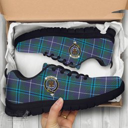 ScotsTee Shop Scottish Sandilands Clan Crest Tartan Sneakers Tartan Casual Shoes