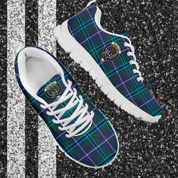 ScotsTee Shop Scottish Sandilands Clan Crest Tartan Sneakers Tartan Casual Shoes
