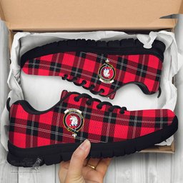 ScotsTee Shop Scottish Ramsay Modern Clan Crest Tartan Sneakers Tartan Casual Shoes