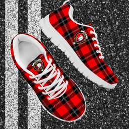 ScotsTee Shop Scottish Ramsay Modern Clan Crest Tartan Sneakers Tartan Casual Shoes