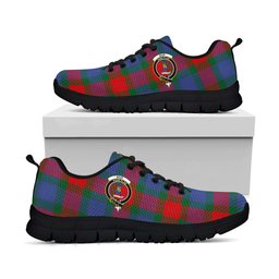 ScotsTee Shop Scottish Mar Clan Crest Tartan Sneakers Tartan Casual Shoes
