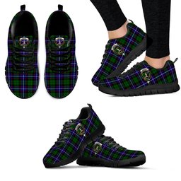 ScotsTee Shop Scottish Russell Modern Clan Crest Tartan Sneakers Tartan Casual Shoes
