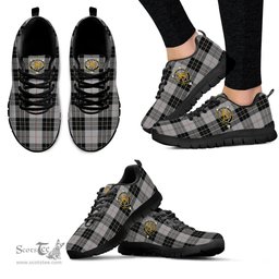 ScotsTee Shop Scottish MacPherson Dress Clan Crest Tartan Sneakers Tartan Casual Shoes