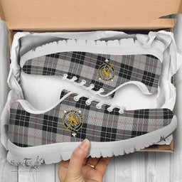 ScotsTee Shop Scottish MacPherson Dress Clan Crest Tartan Sneakers Tartan Casual Shoes