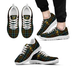 ScotsTee Shop Scottish MacTavish Hunting Clan Crest Tartan Sneakers Tartan Casual Shoes