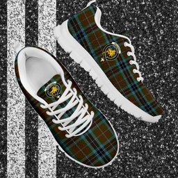 ScotsTee Shop Scottish MacTavish Hunting Clan Crest Tartan Sneakers Tartan Casual Shoes