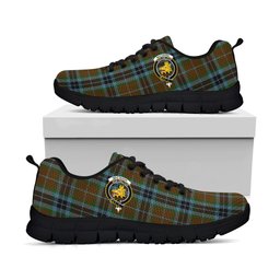 ScotsTee Shop Scottish MacTavish Hunting Clan Crest Tartan Sneakers Tartan Casual Shoes