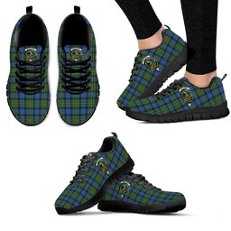ScotsTee Shop Scottish MacLaren Ancient Clan Crest Tartan Sneakers Tartan Casual Shoes