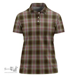 Scottish Anderson Dress Clan Tartan Polo Shirt For Women, Women's Scottish Polo Shirt Scottish Plaid Tartan Plaid - ScotsTee - scotstee.com