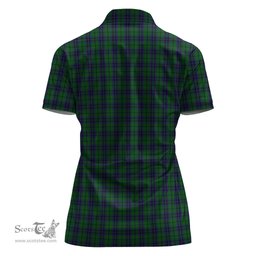 Scottish Austin Clan Tartan Polo Shirt For Women, Women's Scottish Polo Shirt Scottish Plaid Tartan Plaid - ScotsTee - scotstee.com