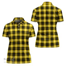 Scottish Barclay Dress Modern Clan Tartan Polo Shirt For Women, Women's Scottish Polo Shirt Scottish Plaid Tartan Plaid - ScotsTee - scotstee.com