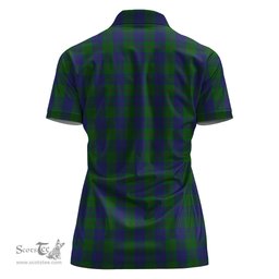 Scottish Barclay Clan Tartan Polo Shirt For Women, Women's Scottish Polo Shirt Scottish Plaid Tartan Plaid - ScotsTee - scotstee.com