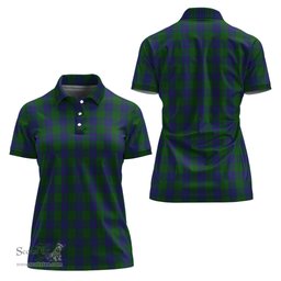 Scottish Barclay Clan Tartan Polo Shirt For Women, Women's Scottish Polo Shirt Scottish Plaid Tartan Plaid - ScotsTee - scotstee.com
