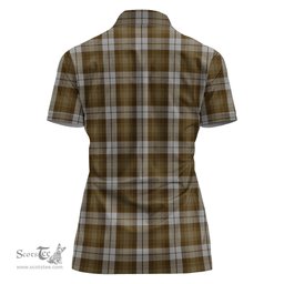Scottish Baillie Dress Clan Tartan Polo Shirt For Women, Women's Scottish Polo Shirt Scottish Plaid Tartan Plaid - ScotsTee - scotstee.com