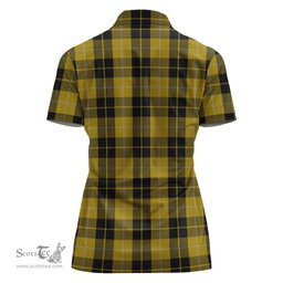 Scottish Barclay Dress Clan Tartan Polo Shirt with Family Crest For Women, Women's Scottish Polo Shirt Scottish Plaid Tartan Plaid - ScotsTee - scotstee.com