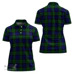 Scottish Bannatyne Clan Tartan Polo Shirt For Women, Women's Scottish Polo Shirt Scottish Plaid Tartan Plaid - ScotsTee - scotstee.com