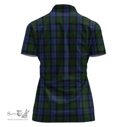 Scottish Baird Clan Tartan Polo Shirt For Women, Women's Scottish Polo Shirt Scottish Plaid Tartan Plaid - ScotsTee - scotstee.com