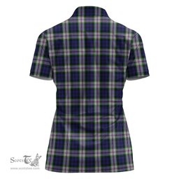 Scottish Baird Dress Clan Tartan Polo Shirt For Women, Women's Scottish Polo Shirt Scottish Plaid Tartan Plaid - ScotsTee - scotstee.com